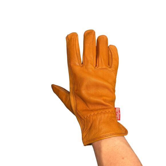 Vintage Marlboro Leather Gloves circa 90s - Picture 6 of 6